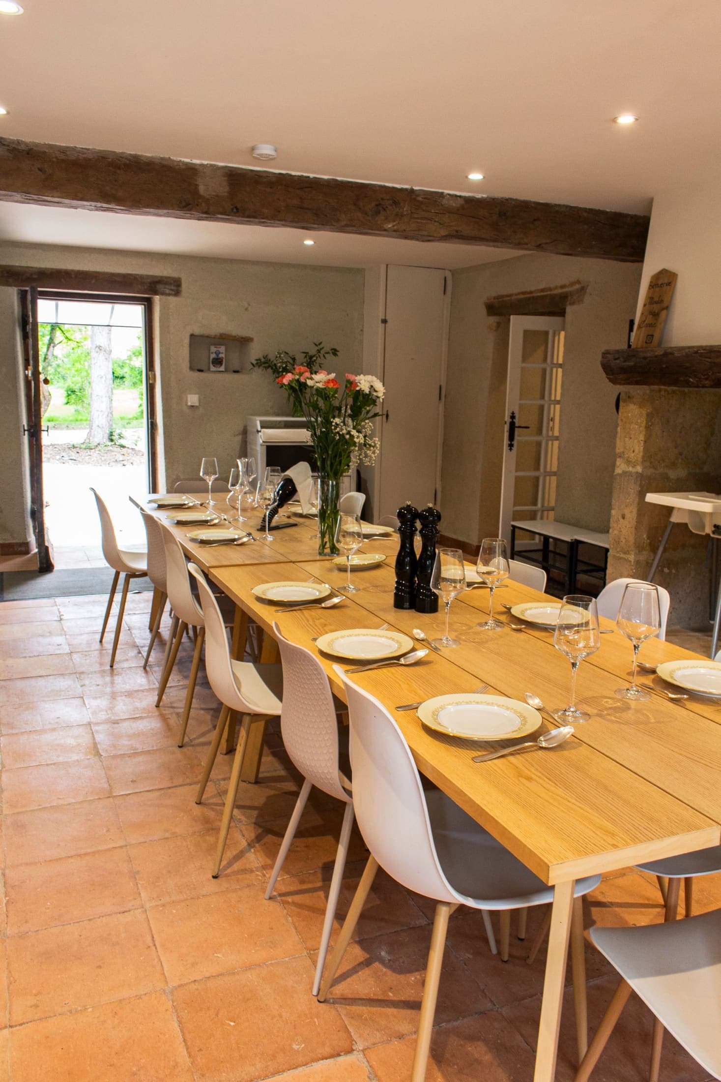 Espace extérieur du Moulin de Canne